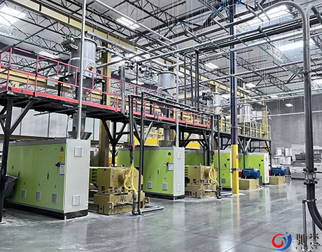 Pneumatisches Selbstvakuum, das Systeme für PVC-Extruder übermittelnd einzieht