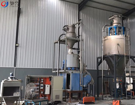 Einziehendes pneumatische Beförderungs-Selbstsystem für PVC-Pulver-Mischer und Extruder