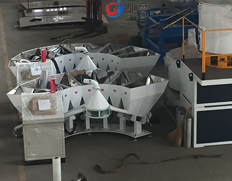 Zusatz-automatische aufstapelnde Dosiermaschine für Bodenbelag-Fertigungsstraße des PVC-Rohr-Extruder-SPC