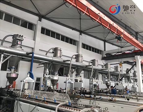 Extruder, der PVC dosiert mischendes System für Plastikindustrielles einzieht