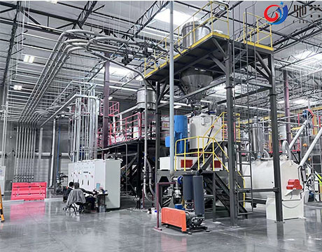Automatisches Zufuhrdosier-Misch-Compoundiersystem für SPC/WPC/LVT-Bodenextruderlinie