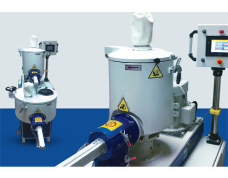 Labormischer-Turbo-Mischer PVC, das System zusammensetzt