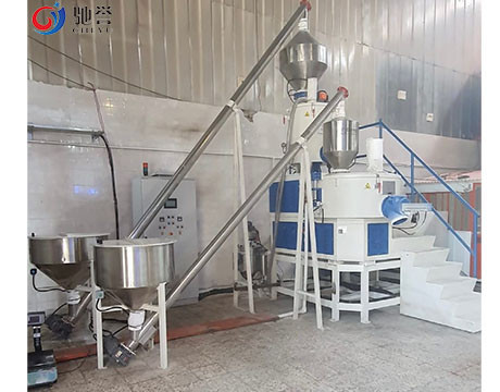 Schnellmischer-Heizung und abkühlender Mischer Turbomixer mit pneumatische Beförderungs-System
