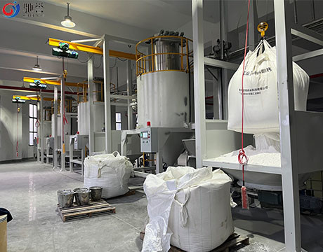 Automatisches einziehendes pneumatische Beförderungs-System für hölzerne Plastikfertigungsstraße