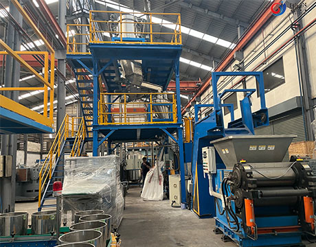 Gummiwerkzeugmaschine-Ruß-Öl-automatische Reihe, die System wiegt